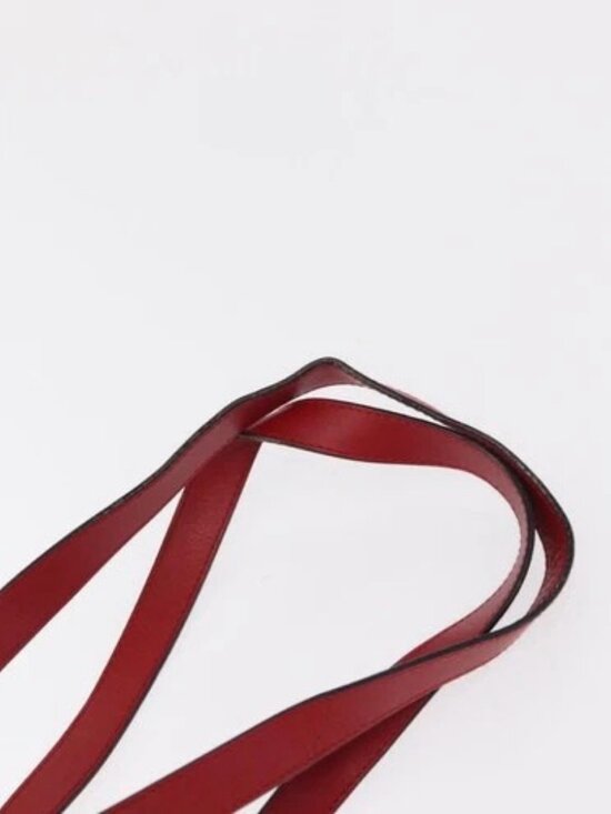 Salvatore Ferragamo Backpack Leather Red Gold Auth 150428 main image 6